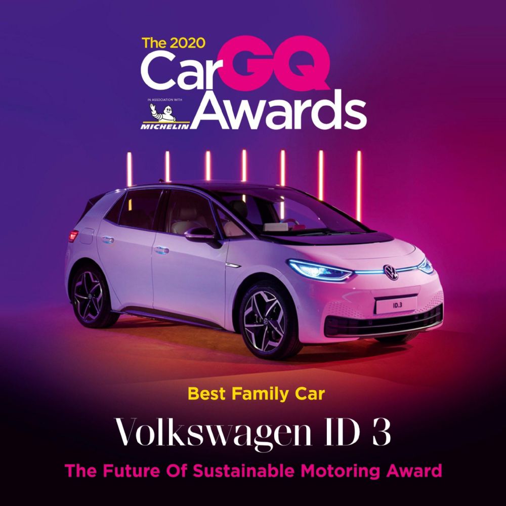 All-electric ID.3 named 'Best Family Car' at GQ Car Awards