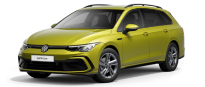 Volkswagen Golf Estate Lime Yellow Metallic